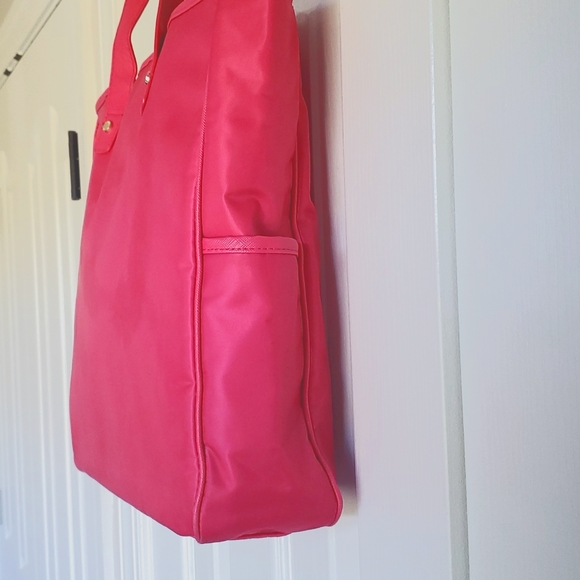 Victoria Secret "The Sexiest On Earth" Pretty Pink Large Vinyl Tote Bag - Picture 5 of 14